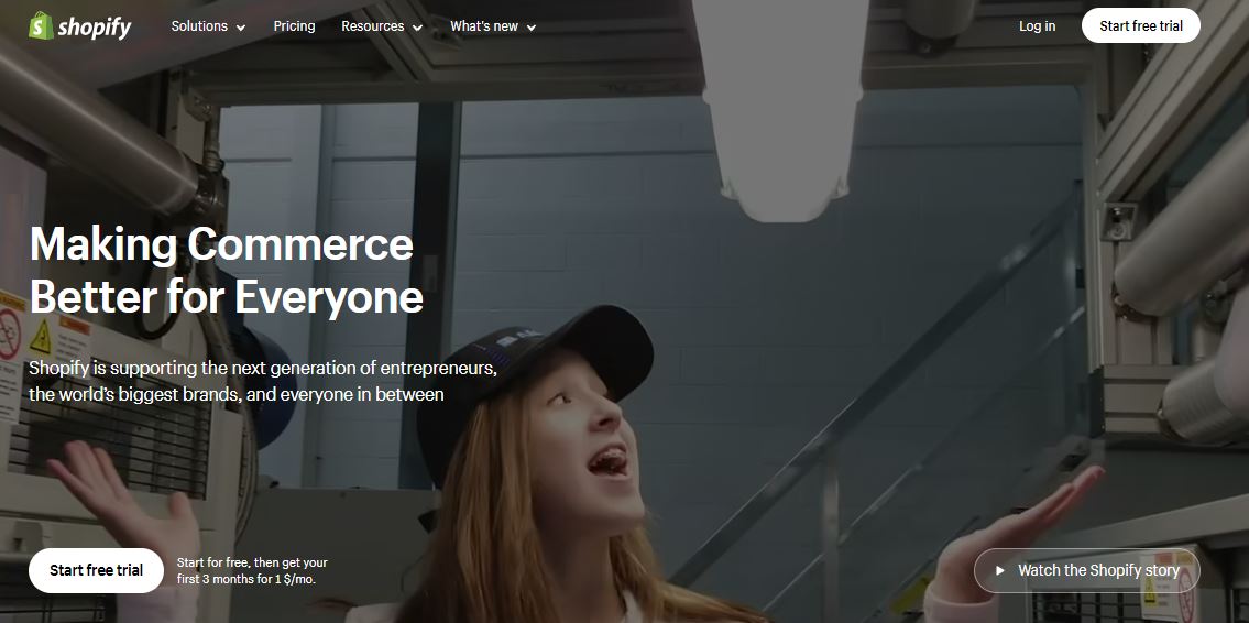 Step 1: Sign Up for Shopify's Free Trial